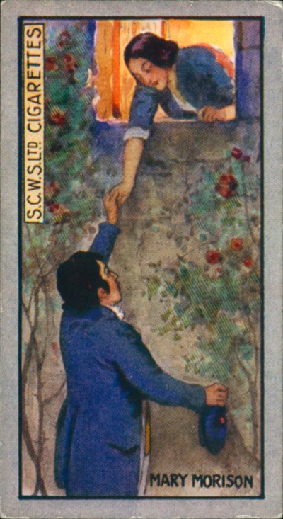 Robert Burns: Burns: Mary Morison (värilitografia) tekijältä English School