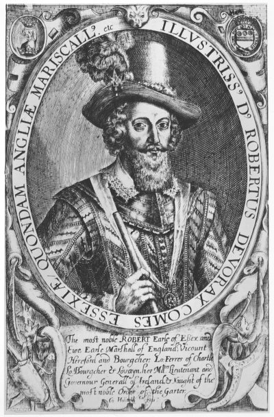 Robert Devereux, Essexin toinen jaarli (kaiverrus) tekijältä English School