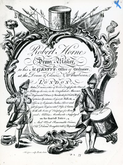 Robert Horne, rumpujen valmistaja (kaiverrus) tekijältä English School
