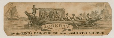 Roberts, Kings Bargehousen luona lähellä Lambethin kirkkoa tekijältä English School