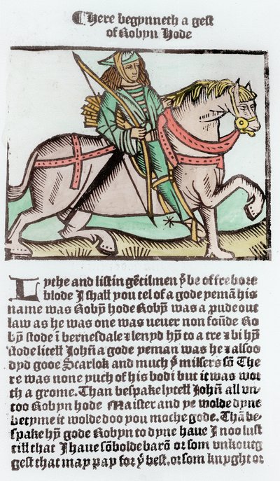 Robin Hood (myöhempi väritys) tekijältä English School