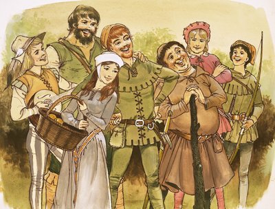 Robin Hood ja hänen iloiset miehet tekijältä English School