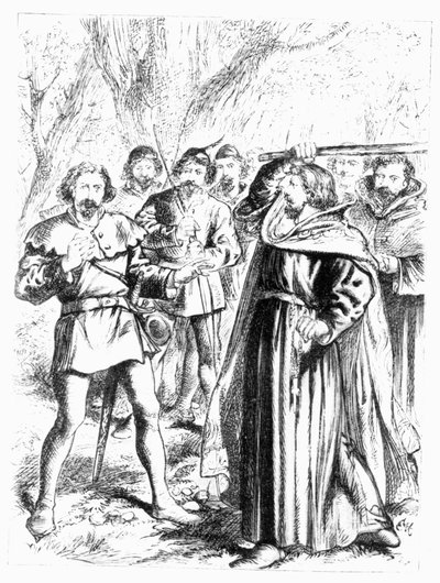 Robin Hood ja kuningas Richard I (1157-99) tekijältä English School
