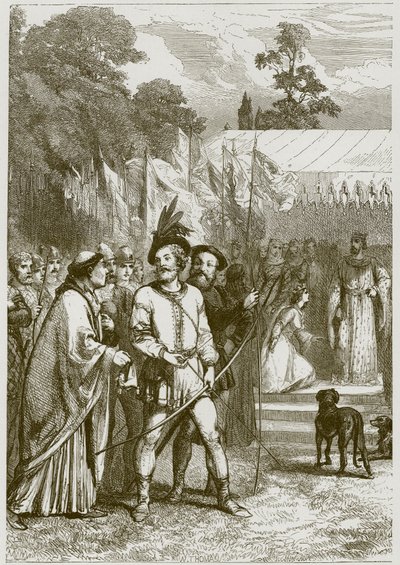 Robin Hood ja kuningatar Katherine tekijältä English School