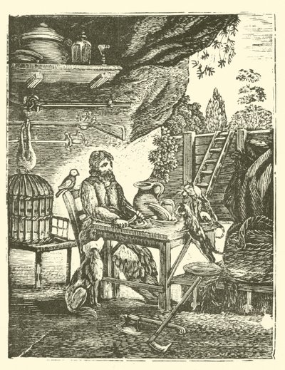 Robinson Crusoe (puupiirros) tekijältä English School