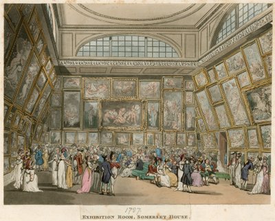 Royal Academy: Näyttelyhuone, Somerset House, Lontoo tekijältä English School
