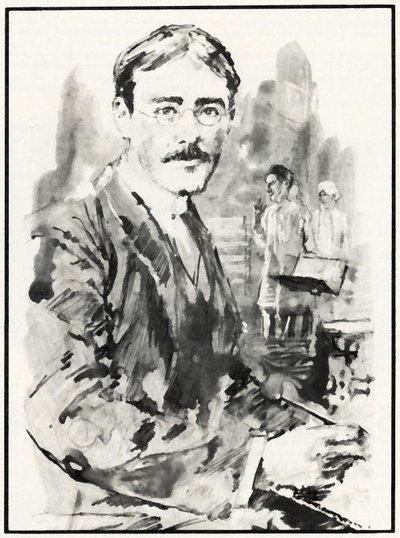 Rudyard Kipling (litho) tekijältä English School
