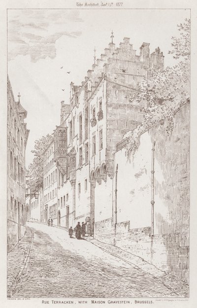 Rue Terracken, Maison Gravestein, Bryssel (kaiverrus) tekijältä English School