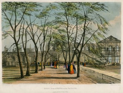 Rauniot Avenue on the Parade, Tower of London Fire, 1841 tekijältä English School