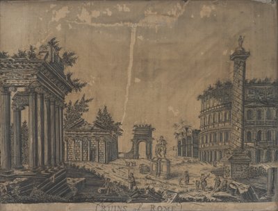 Rooman rauniot, 1780-luku tekijältä English School