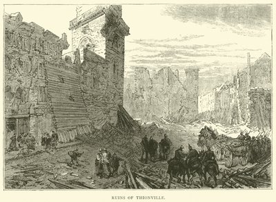 Thionvillen rauniot, joulukuu 1870 tekijältä English School