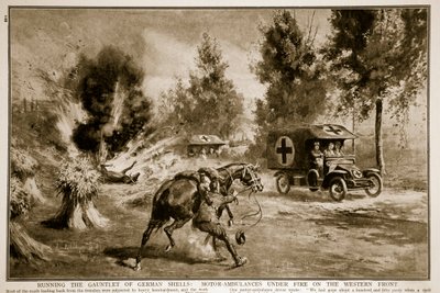 German Shells -hanskan juokseminen: Moottoriambulanssit tulituksen alla länsirintamalla, 1914-1919 tekijältä English School