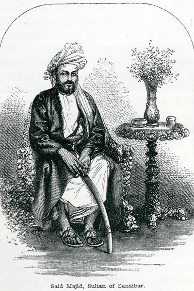 Said Majid, Sansibarin sulttaani (kaiverrus) tekijältä English School