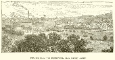 Saltaire, luoteesta, lähellä Shipley Greeniä tekijältä English School