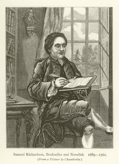 Samuel Richardson, kirjakauppias ja kirjailija tekijältä English School