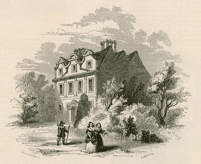 Sandford Manor House, Fulham, Lontoo, entinen Nell Gwynnen asuinpaikka tekijältä English School