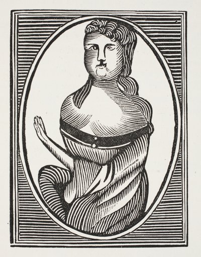 Sarah Millwood, kuvitus John Ashtonin kirjasta Chap-books of the Eighteenth Century, pubi. 1882 tekijältä English School