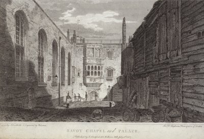 Savoyn kappeli ja palatsi, Lontoo, 1807 tekijältä English School