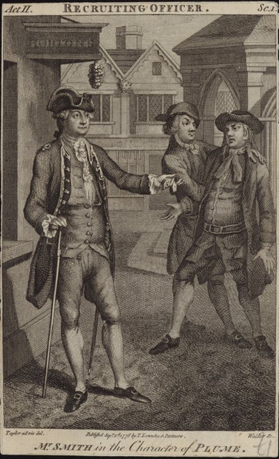 Kohtaus elokuvasta The Recruiting Officer tekijältä English School