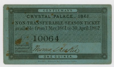 Kausikortti Crystal Palaceen, 186162 tekijältä English School