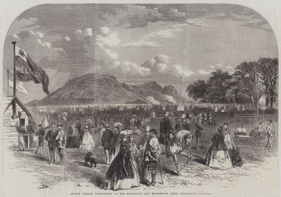 Edinburghin ja Midlothian Rifle Associationin toinen vuotuinen kilpailu (kaiverrus) tekijältä English School
