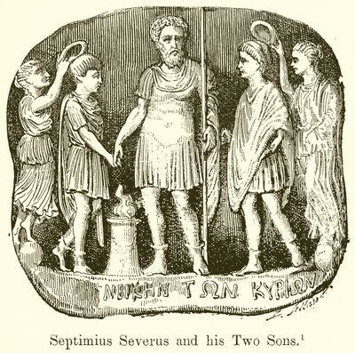 Septimius Severus ja hänen kaksi poikaansa tekijältä English School