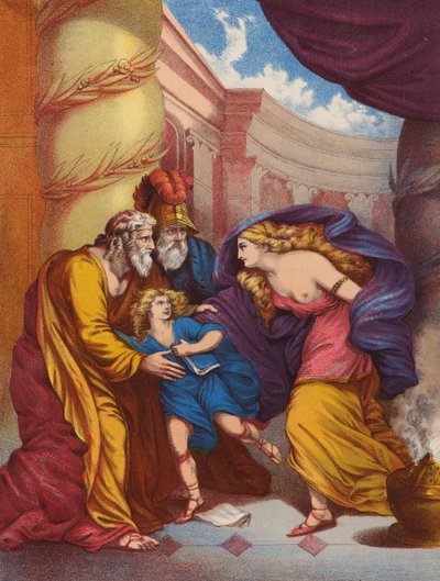Shakespeare: Andronicus (chromolitho) (kromoliitti) tekijältä English School