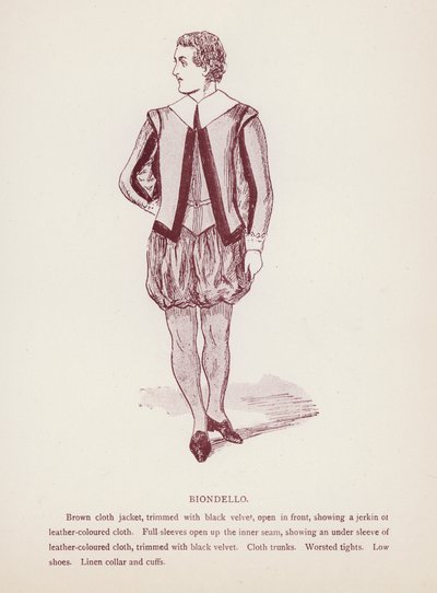 Shakespearen äijän kesyttäminen: Biondello (litho) tekijältä English School