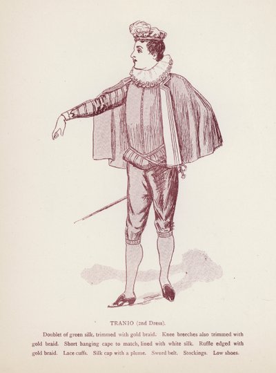 Shakespearen Kesytys: Tranio, 2. mekko (litho) tekijältä English School