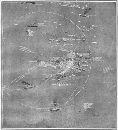 Laivat, jotka olisivat voineet pelastaa kaikki Titanicin matkustajat, jos tapahtumat olisivat olleet hieman erilaisia, kuin "The Sphere", 4. toukokuuta 1912 (litho) (450845:n yksityiskohta) tekijältä English School