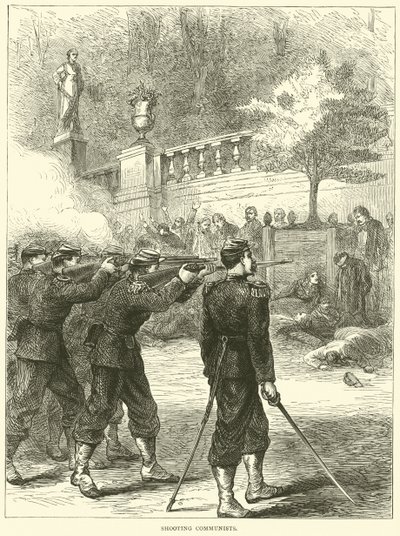 Kommunistien ampuminen, 1871 tekijältä English School