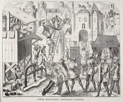Piiritysoperaatiot, 1500-luku tekijältä English School