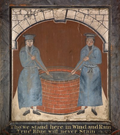 Kyltti "Blue Boys" Innille, 1700-luvun loppu tekijältä English School