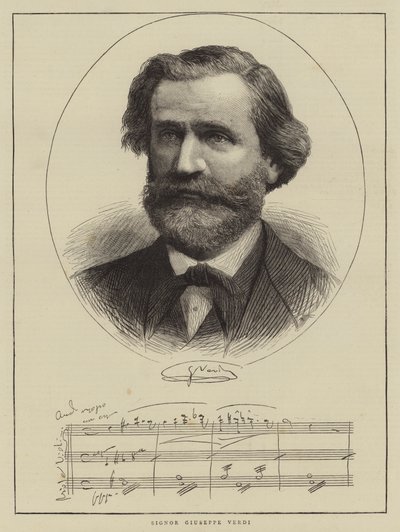 Signor Giuseppe Verdi (kaiverrus) tekijältä English School