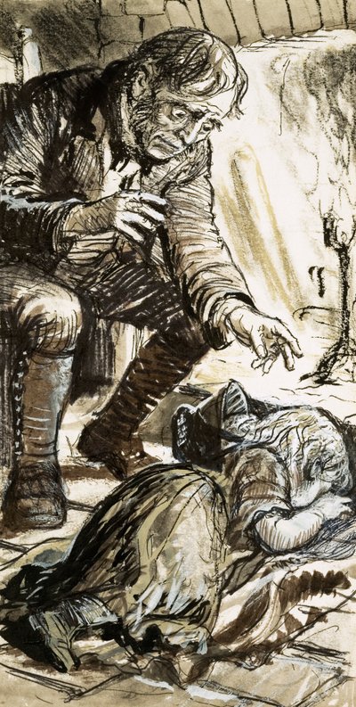 Silas Marner ja Eppie tekijältä English School