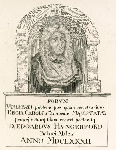 Sir Edward Hungerford, joka luotiin Bathin ritariksi kuningas Kaarle II:n kruunajaisissa tekijältä English School