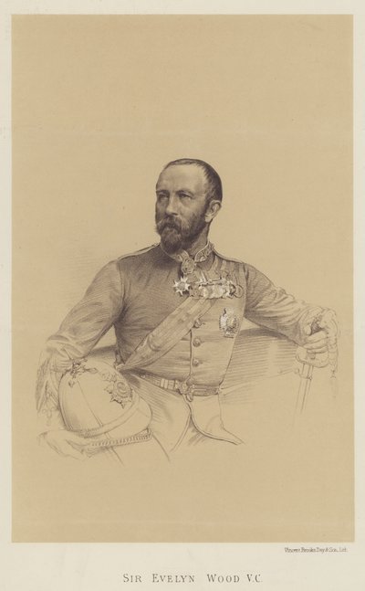 Sir Evelyn Wood, VC (litho) tekijältä English School