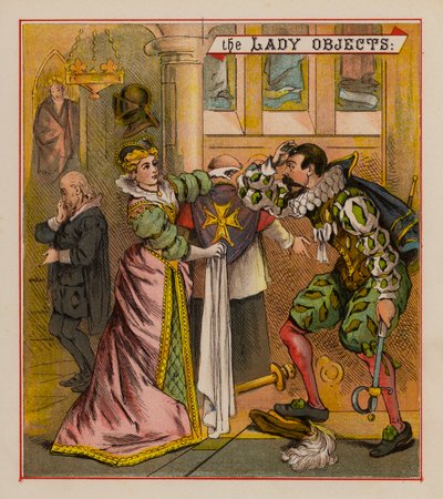 Sir Francis Drake ja hänen peikkonsa (väri litho) tekijältä English School
