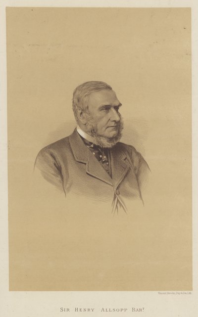 Sir Henry Allsopp, Baronet (litografia) tekijältä English School