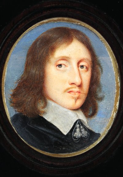 Sir Henry Vane The Younger (akvarelli vellum) tekijältä English School