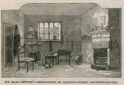 Sir Isaac Newtons Observatory, St Martins Street, Leicester Square Lontoo tekijältä English School