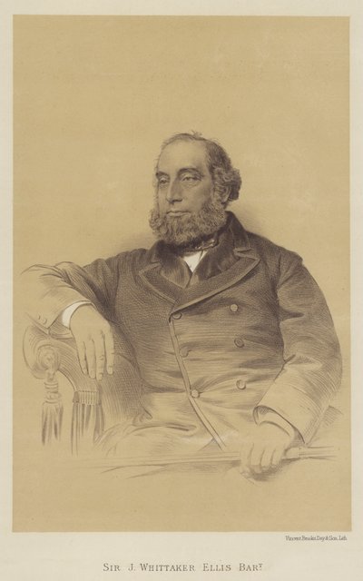 Sir J Whittaker Ellis, Baronet (litho) tekijältä English School