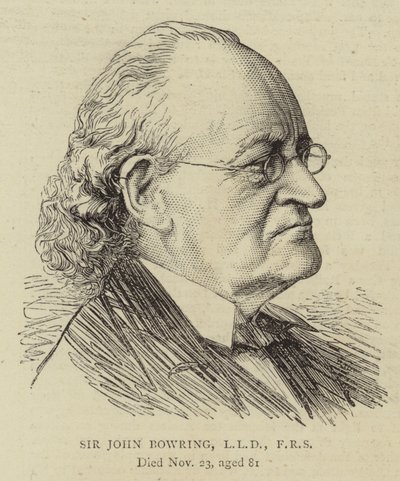 Sir John Bowring, LLD, FRS (kaiverrus) tekijältä English School