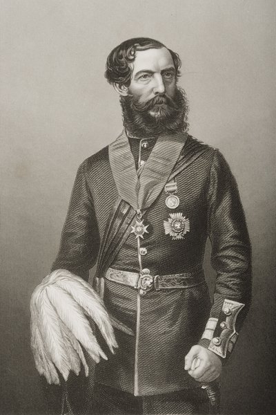 Sir John Eardley Wilmot Inglis (1814-62) (litho) tekijältä English School