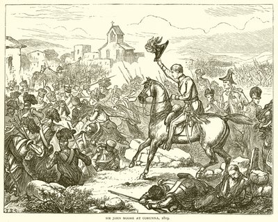 Sir John Moore Corunnassa, 1809 tekijältä English School