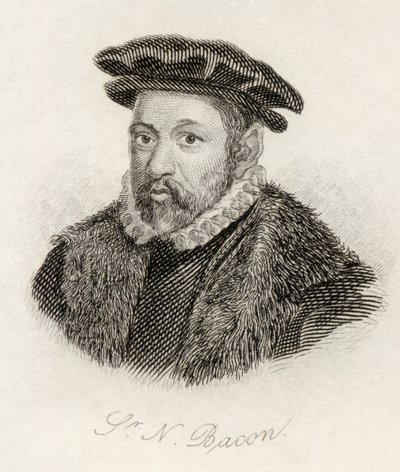Sir Nicholas Bacon, Crabbin historiallisesta sanakirjasta (Crabb
