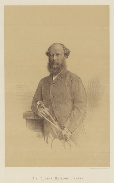 Sir Robert Bateson-Harvey (litho) tekijältä English School