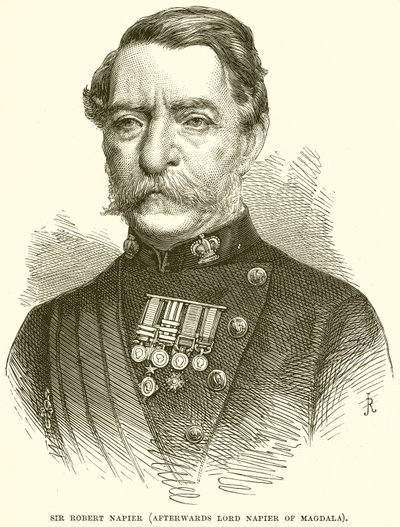 Sir Robert Napier (jälkeenpäin Magdalan lordi Napier) tekijältä English School