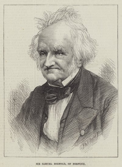 Sir Samuel Bignold, Norwich (kaiverrus). tekijältä English School