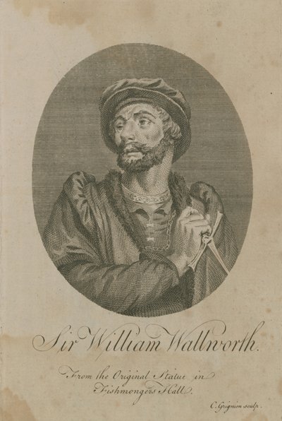Sir William Wallworth, Lontoon pormestari, 1370 tekijältä English School